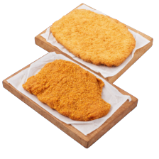 Kip- of varkensschnitzel XXL